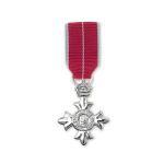 MBE mini medal, military